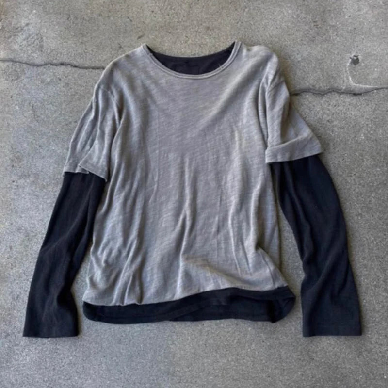 Y2K Woman's Clothing Personality Long Sleeve Hot Girl Tops Fashion Popular Sexy Trappings Stripes Cute Casual Daily Halter Tops