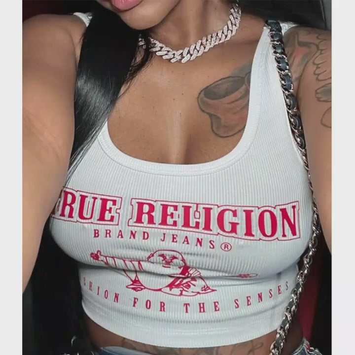 Sexy Graphic T Shirts Fashion Top Printed Sweatshirts Streetswear 2024 Summer Clothes Women Y2K Cropped Tank Tops Tees